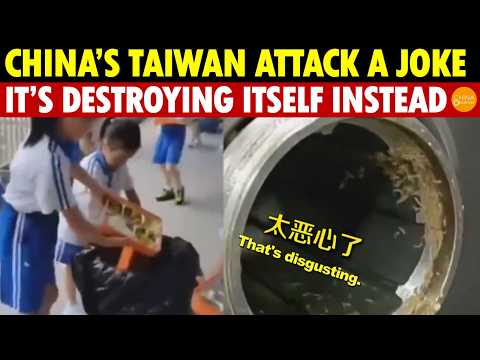 China Invading Taiwan Is Pure Delusion—Just Compare Student Meals; China Is Killing Itself
