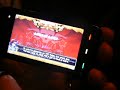 Nokia Tube 5800 XpressMusic phone playing games