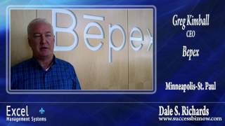 Dale's overall business performance improvement  ideas were of great value for Greg in Minneapolis