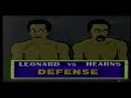 Leonard vs. Hearns show Cosell