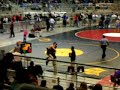 jeff wrestling and pinning the 3rd ranked wrestler in the state.