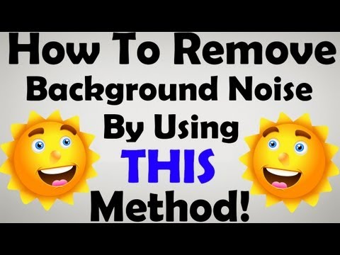 how to isolate background noise in audacity