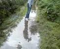 Walking after the flood Walking after the flood
