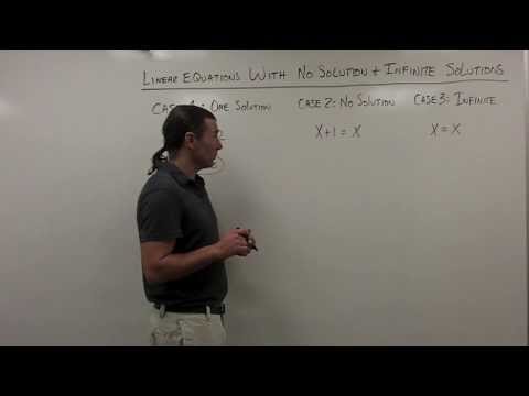 video-linktoworks-Linear Equations with No Solution and Infinite...