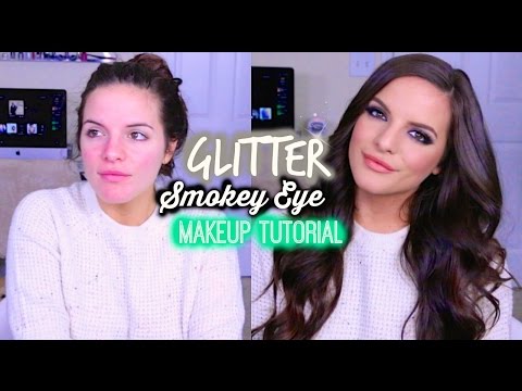 Glitter Smokey Eye Makeup Tutorial