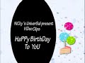 happy birthday to you