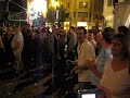 Gentse feesten,een zat persoon in actie