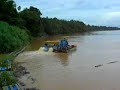 Test Run In-House Design & Build Excavator Dredger  (III)