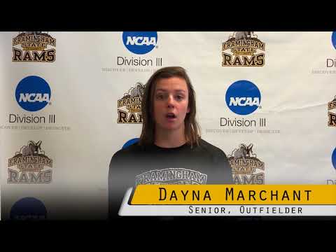 Framingham State Athlete of the Week- Dayna Marchant (Softball) - March 18th, 2018