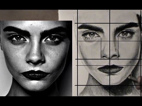 how to draw step by step a face