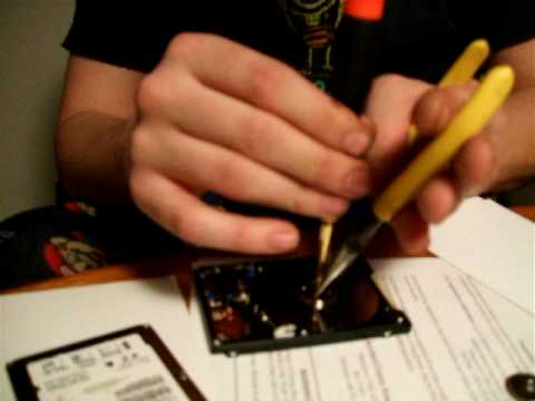 how to transplant hard drive platters