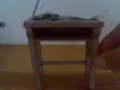 Stoel Tafel en schoolspulletjes papercraft
