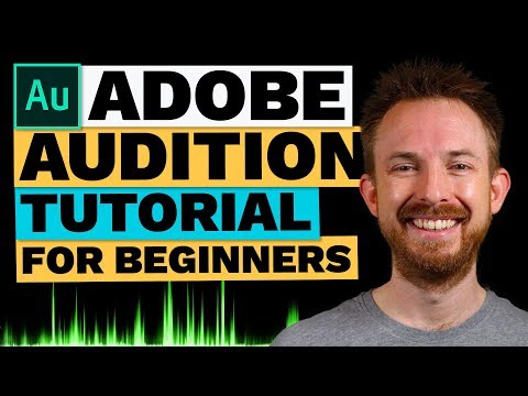 Adobe Audition CC Tutorial for Beginners - Getting Started