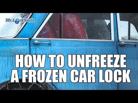 how to unfreeze car doors