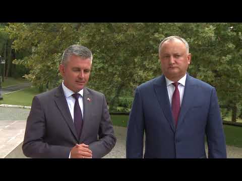 Президент Игорь Додон провел встречу с руководителем Приднестровья Вадимом Красносельским