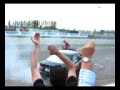 moto and car burnout