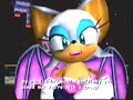 Sonic Adventure 2 - Rouge and Knuckles cutscene (with Big)