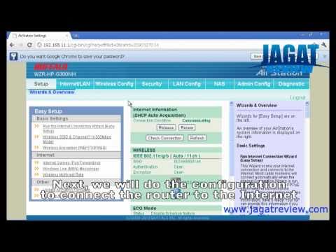 how to setup buffalo wcr-gn wireless router