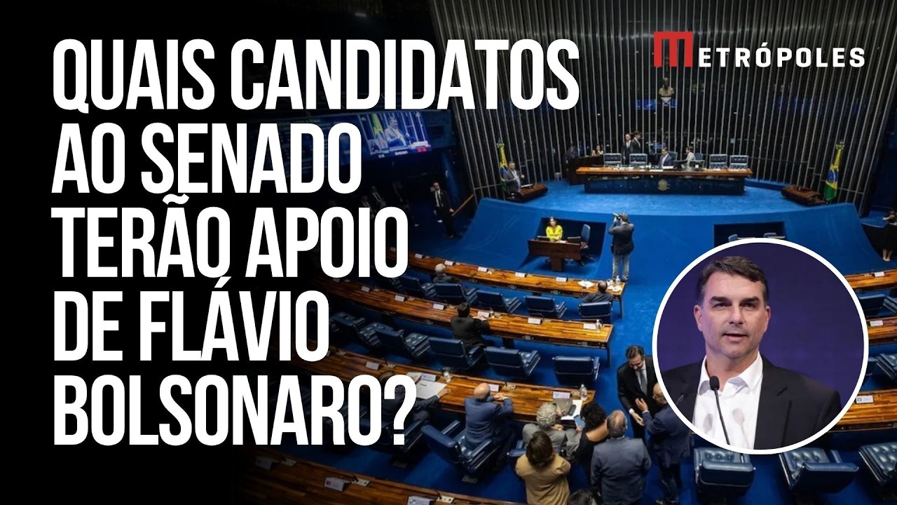 Flávio Bolsonaro anuncia os senadores que serão apoiados pelo PL em 2026