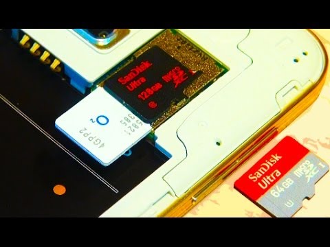Samsung Galaxy S5 Insert / Install Micro SD / Sim Card