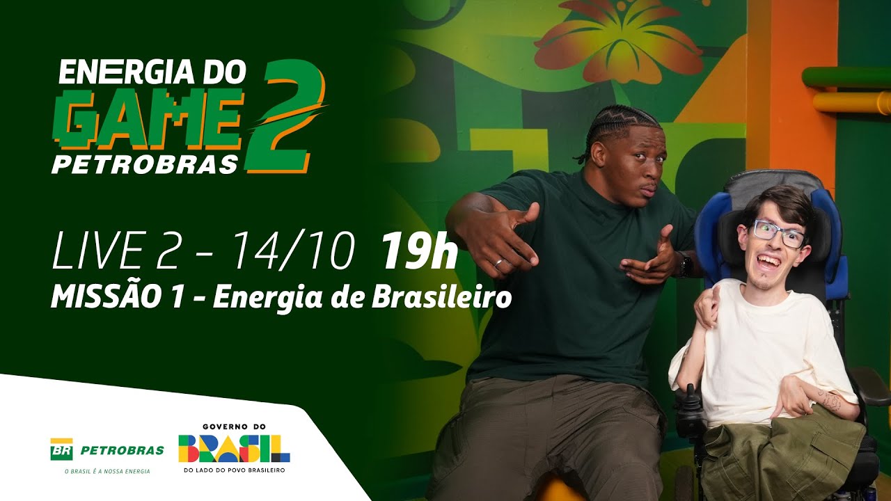 Energia do Game Petrobras 2 | Live #2 Missão 01 - Energia de Brasileiro