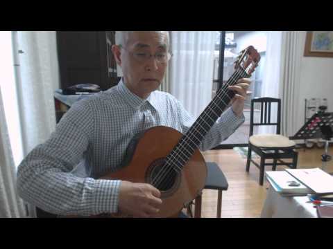 クラシックギター入門講座23 グリーンスリーブス Classical guitar lesson for beginners No.23