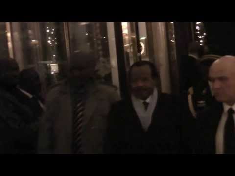 L'assaut du CCD et CODE contre Paul Biya à l'Hôtel le Meurice 07-12-2013 à 19 H