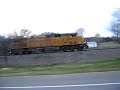 UP Northbound AC4400CW Choctaw Sub light engine move 55 mph