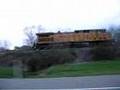 UP Northbound AC4400CW Choctaw Sub light engine move 55 mph