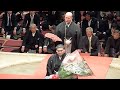 喜びを哀しみも．．．大至さんによる相撲甚句（普天王断髪式）