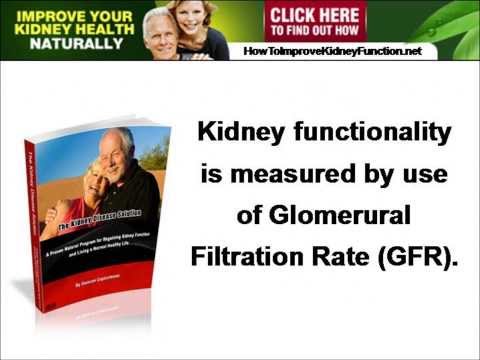 how to measure kidney function