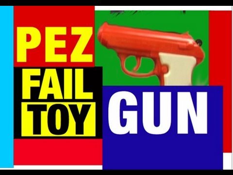 Fail Toy PEZ GUN Candy Review by Mike Mozart of JeepersMedia on YouTube