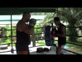 UFC vet Mike Ciesnolevicz, Tiger Muay Thai Training with Kru Yod in Phuket, Thailand