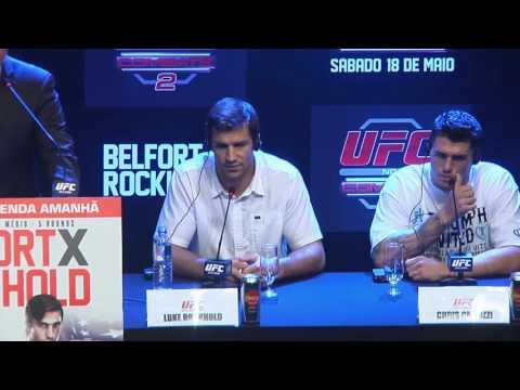 UFC on FX 8: Belfort vs Rockhold Pre-fight Press Conference
