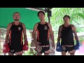 Tiger Muay Thai Techniques: Push Face follow with knee strike
