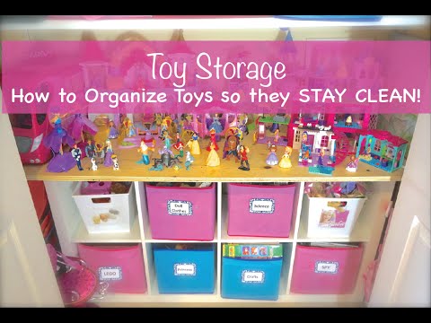 how to organize toys