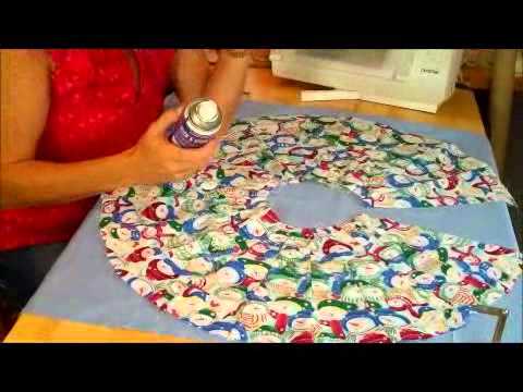 how to make a tree skirt