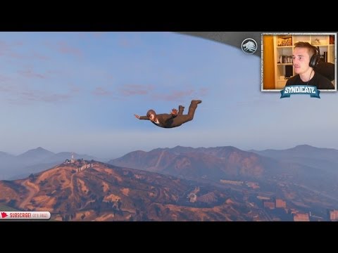 Justice! The Batcave & Skydiving! - Grand Theft Auto 5