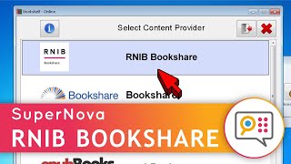 Using SuperNova to Download RNIB's (Load2Learn) accessible books