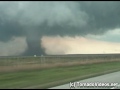 Throckmorton, TX tornado video!  Monster 1/2 wide wedge!