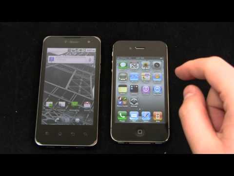 T-Mobile G2x vs. Apple iPhone 4 Dogfight Part 1