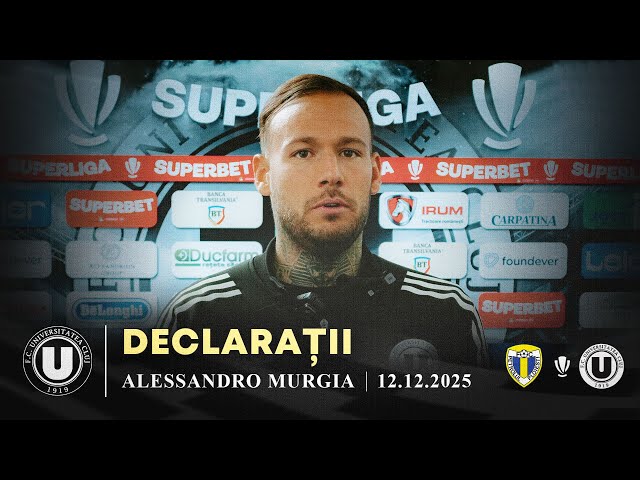 🎙 DECLARAȚII | Alessandro Murgia: „Voi da 100% pe teren și în afara terenului pentru acest club”
