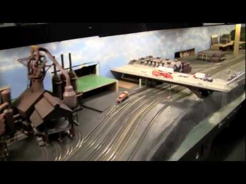 ho scale - This video does not do this layout justice. I wasn't even going to upload this but I needed to make some room on my hard drive. I didn't have a lot of time t...