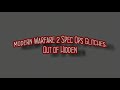 Modern Warfare 2: Spec Ops Glitches: Out of Hidden