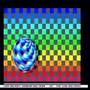 Boink Bouncing Ball demo on CoCo 3