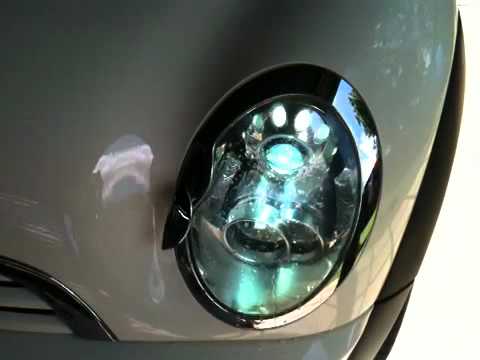 how to adjust xenon headlights mini cooper