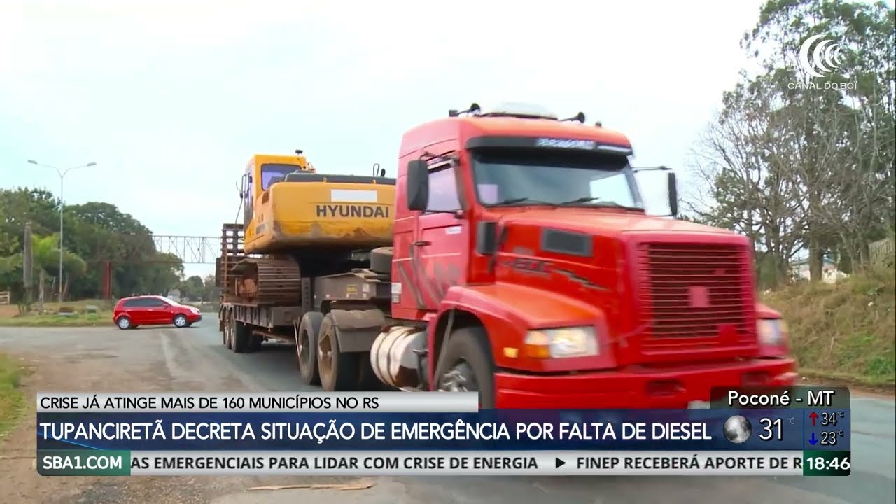 Tupanciretã/RS decreta situação de emergência por falta de diesel