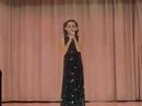 Morgaine at the talent show