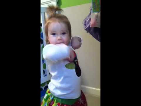 Ali being a monkey