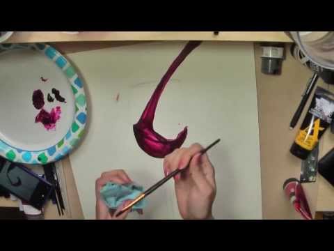 how to paint in glass